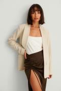 NA-KD Classic Klassisk blazer - Beige