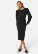 BUBBLEROOM Besa Rib Dress Black S