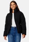 BUBBLEROOM Rahima Drawstring Waist Puffer Jacket Black 36