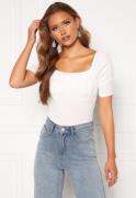 BUBBLEROOM Neija Short Sleeve Top White M