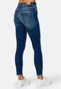 ONLY Blush Mid Ankle Raw Denim Medium Blue Denim S/30