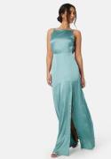 Bubbleroom Occasion Laylani Satin Gown Dark dusty green 34