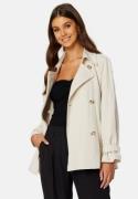 BUBBLEROOM CC Linen Trenchcoat Light beige S