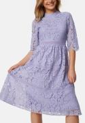 Happy Holly High Neck Lace Dress Light lavender 38