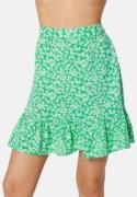 Pieces Nya HW Skirt Irish Green AOP:Flow M