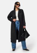 BUBBLEROOM Belted Midi Trenchcoat Black 40