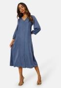 Happy Holly Lyra Viscose Dress Blue 32/34