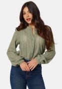 VILA Vichikka Lace L/S Shirt Olive green S