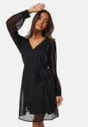 VILA Vifalia smock V-neck L/S dress Black 42