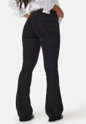 Pieces Pcpeggy Flared High Waist Jeans Black M