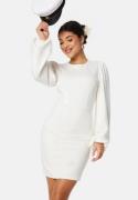 BUBBLEROOM Balloon Sleeve Short Dress White L