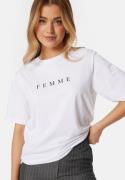 SELECTED FEMME Slfvilja SS printed tee White/Print M