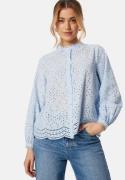 SELECTED FEMME Slftatiana L/S Embr Shirt Cashmere Blue 40