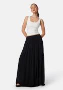 BUBBLEROOM Noele Viscose Crepe Maxi Skirt Black XS