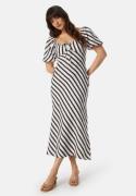 FOREVER NEW Stripe Midi Dress Royston Stripe 34