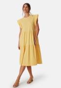 VILA Visummer S/S midi dress Yellow XS