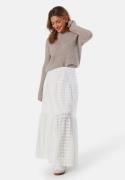 BUBBLEROOM Broderie Anglaise Maxi Skirt White XS