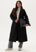 BUBBLEROOM Shawl Collar Coat Black L