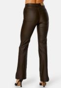 ONLY Emily HW FLR Slit Coated Hot Fudge XS/32