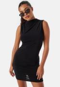 Pieces Pcmadison Sl Draped Dress Black XL