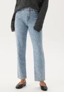 VILA Vichris Denim Pants Light Blue Denim Aop:jaquard 36