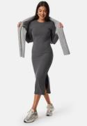 Pieces Kylie O-Neck Midi Dress Magnet M