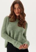 ONLY Onlolli L/S Pullover Knit Hedge Green Detail:W. Melange L