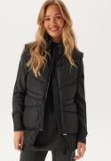 VILA Vibumble S/L PADDED VEST PADDE Black Beauty 40