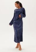 Happy Holly Sequin A-line Midi Skirt Midnight blue 48/50