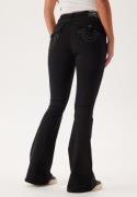 True Religion Joey Flare Ponte Black 28