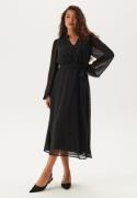 Happy Holly Dotted Button Dress Black 40/42