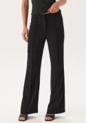 BUBBLEROOM Flared Structured Suit Trousers Black 36