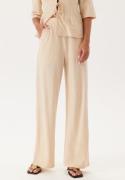 Happy Holly Soft Wide Leg Pants Light beige 52/54