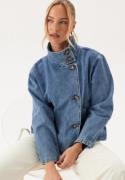 Object Collectors Item Objtilla Gro L/S LO DENIM JACKET Medium Blue De...