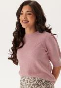 VILA Viril 2/4 SLEEVE O-NECK KNIT T Winsome Orchid Detail:melange XXL