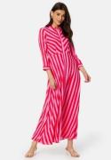 YAS Yassavanna Long Shirt Dress Cyklamen Stripes:BIT S