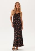 Bardot Monroe Cowl Neck Maxi Dress 194008 Black Floral 44(UK16)