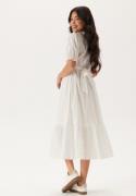 Happy Holly Broderie Anglaise V-Neck Dress White 48/50