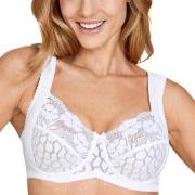 Miss Mary Jacquard And Lace Underwire Bra BH Hvit E 80 Dame
