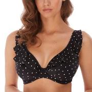 Freya Jewel Cove High Apex Bikini Top With J-Hook Svart H 75 Dame