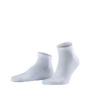 Falke Strømper 2P Happy Sneaker Socks Hvit bomull Str 43/46 Herre