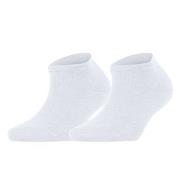 Falke Strømper 2P Women Casual Happy Sneaker Sock Hvit Str 39/42 Dame