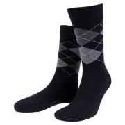 Amanda Christensen Strømper True Ankle Argyle Sock Svart/Grå Str 43/46...