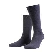 Amanda Christensen Strømper True Combed Cotton Sock Antracit Str 39/42