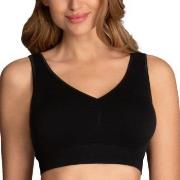 Anita BH Lotta Bralette Svart nylon Large Dame