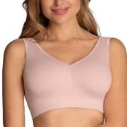 Anita BH Lotta Bralette Lysrosa nylon Large Dame