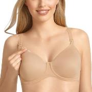 Anita BH Microfiber Underwire Nursing Bra Beige D 90 Dame