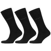 BOSS Strømper 3P RS Finest Soft Cotton Sock Svart Str 43/46 Herre