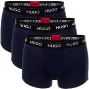 HUGO 3P Triplet Trunk Marine bomull Medium Herre