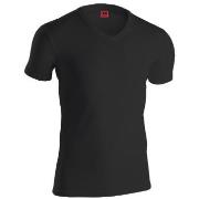 JBS Basic 13720 T-shirt V-neck Svart bomull Small Herre